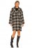 Cappotto in lana tartan