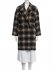 Cappotto in lana tartan