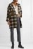 Cappotto in lana tartan