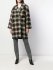 Cappotto in lana tartan