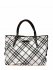 Borsa Tote in tessuto check