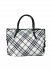 Borsa Tote in tessuto check