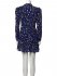 Abito leopardato blu