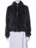 Giacca in ecopelliccia animalier