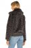 Giacca in ecopelliccia animalier