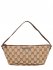 Pochette monogram beige