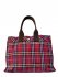 Borsa in tela tartan