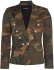 Blazer doppiopetto camouflage