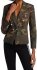 Blazer doppiopetto camouflage