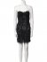 Abito bustier in pizzo