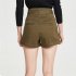 Shorts in denim verde