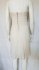 Abito midi in cotone ecru