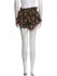 Shorts in lino a fiori
