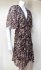 Abito in georgette animalier