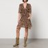 Abito in georgette animalier