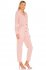 Tuta in cotone stretch rosa