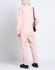 Tuta in cotone stretch rosa