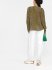 Blusa con stampa geo bronzo