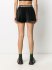 Shorts nero in seta