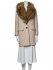 Cappotto con collo di pelliccia