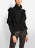 Maglia a collo alto con ruches