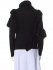 Maglia a collo alto con ruches