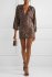 Abito in paillettes con scollo a V