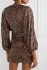 Abito in paillettes con scollo a V
