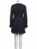 Abito nero con coulisse