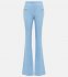 Pantaloni increpe azzurro