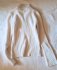Maglia in cotone bianco con zip