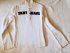 Maglia in cotone bianco con zip