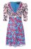 Abito midi patchwork