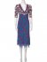 Abito midi patchwork