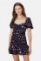 Abito smocked fiori e pois