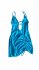Abito cutout azzurro