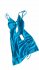 Abito cutout azzurro
