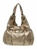 Borsa in pelle dorata