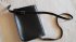 Borsa casual in pelle nera