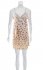 Abito sottoveste in seta beige