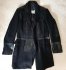 Cappotto nero in lana e cashmere