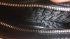 Borsa corsetto nera, manico con logo