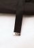 Borsa corsetto nera, manico con logo