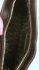 Borsa corsetto nera, manico con logo