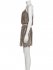 Abito in paillettes beige