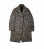 Cappotto in lana spigato