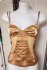 Top bustino color oro