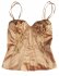 Top bustino color oro