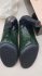 Scarpe decolletè in cocco verde