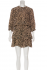 Abito mini leopardato